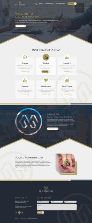US based Investment firm looking for a five-page website design | Web Design by Ved Web Services