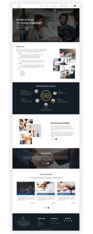 US based Investment firm looking for a five-page website design | Diseño Web por Adeel Rahman