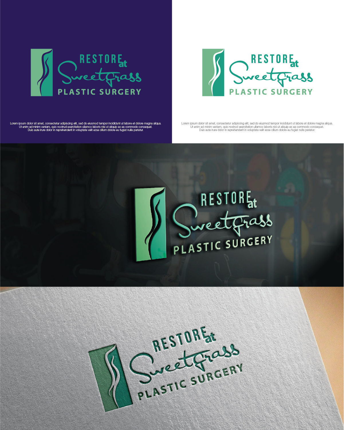 Logo Design by dstudios for Sweetgrass Plastic Surgery | Design #27286214