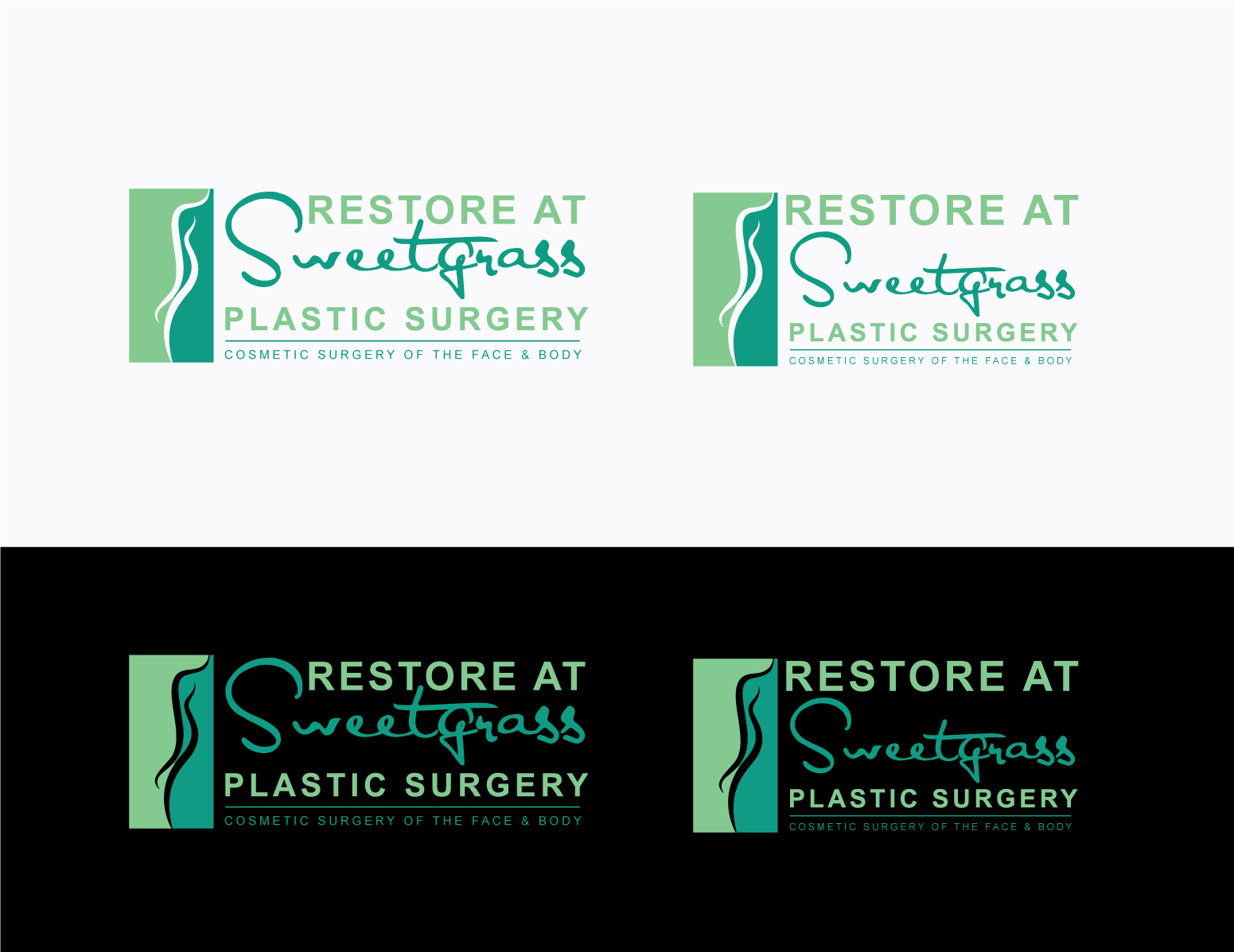 Logo Design by step forward 2 for Sweetgrass Plastic Surgery | Design #27283415