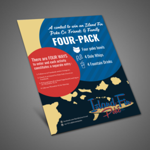 Like Tag Follow Check-In to Win a Friends/Family 4-pack | Poster-Design von aspiremedia