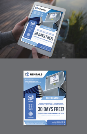 Promotional Ad/Flyer - ULD Rentals | Flyer Design by alex989