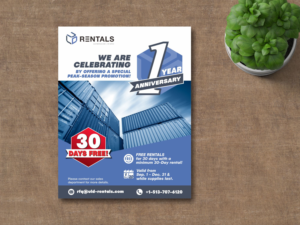 Promotional Ad/Flyer - ULD Rentals | Flyer Design by nng