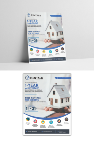 Promotional Ad/Flyer - ULD Rentals | Flyer Design by ZeneFashions