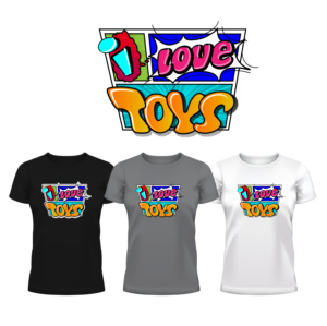 I love Toys | T-shirt Design by Wanda.G