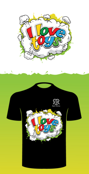 I love Toys | T-shirt Design by ally designs