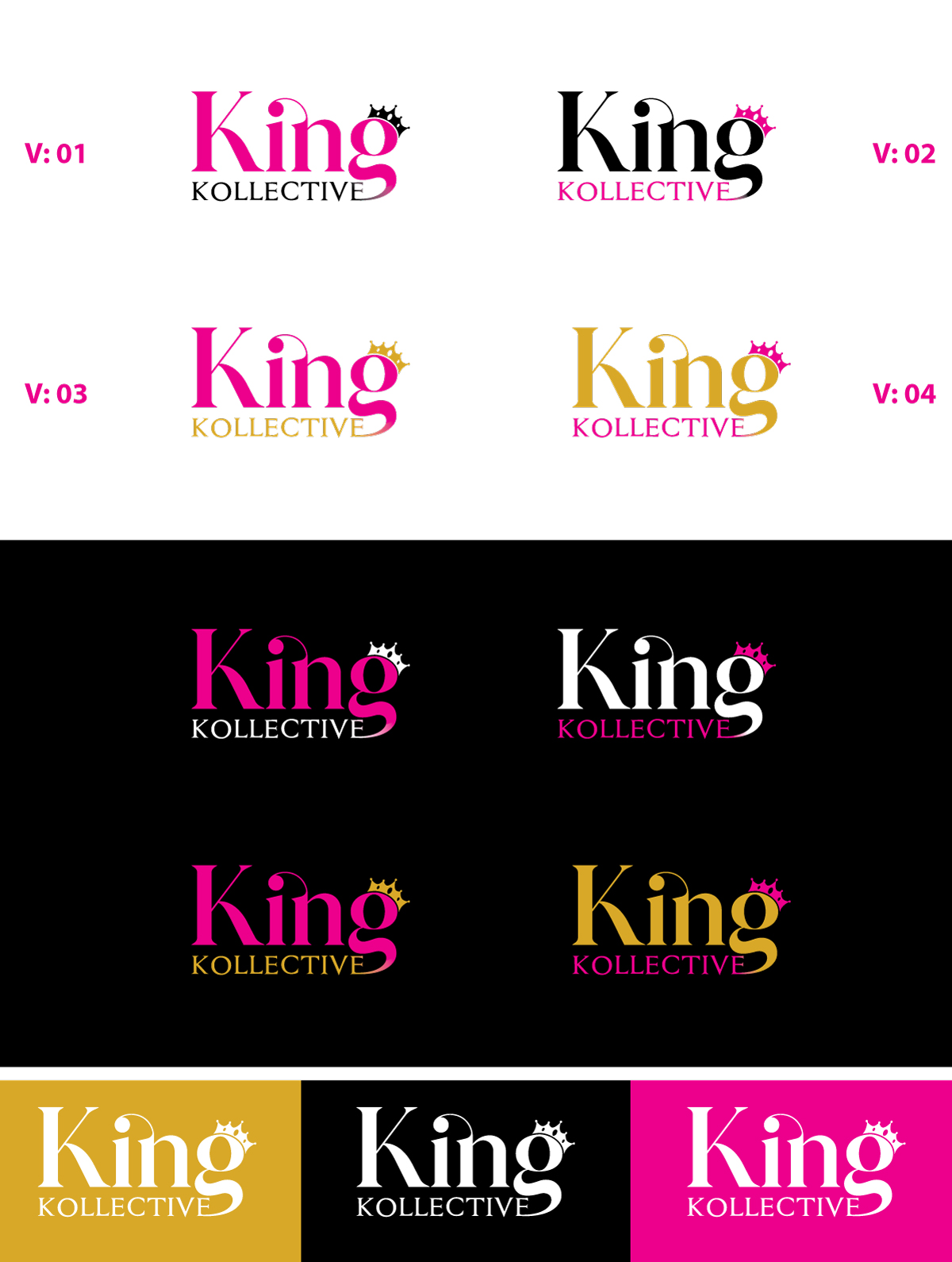 Logo Design by Rubia@ for ColourKing Hair & Beauty  | Design #27289638