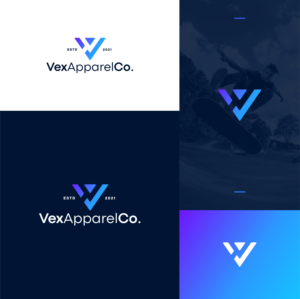 Vex Apparel Co. EST 2021 | Logo Design by JBalloon Design