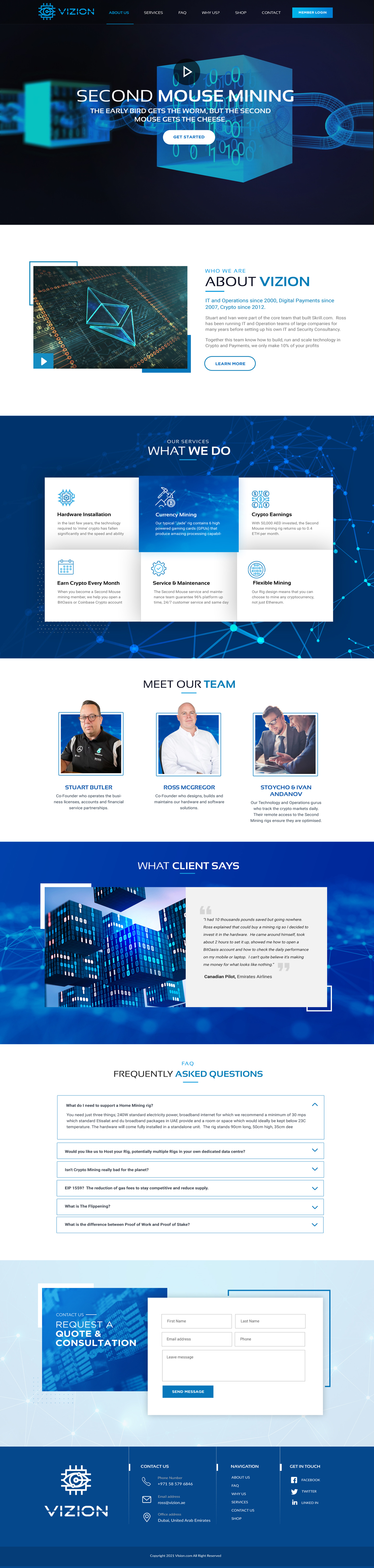 Diseño Web por Blue Sparrow para este proyecto | Diseño #27298582