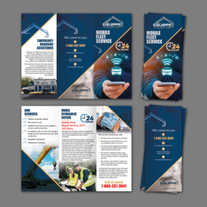 Fleet Service Tri Fold Flyer | Diseño de Flyer por aspiremedia