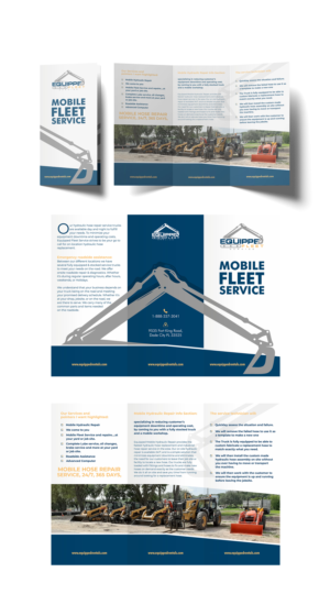 Fleet Service Tri Fold Flyer | Diseño de Flyer por ecorokerz