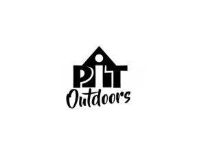 "Pit" or "PIT" all upper case or first letter upper case and rest lower case.  "Outdoors" | Logo Design by BNdesigner