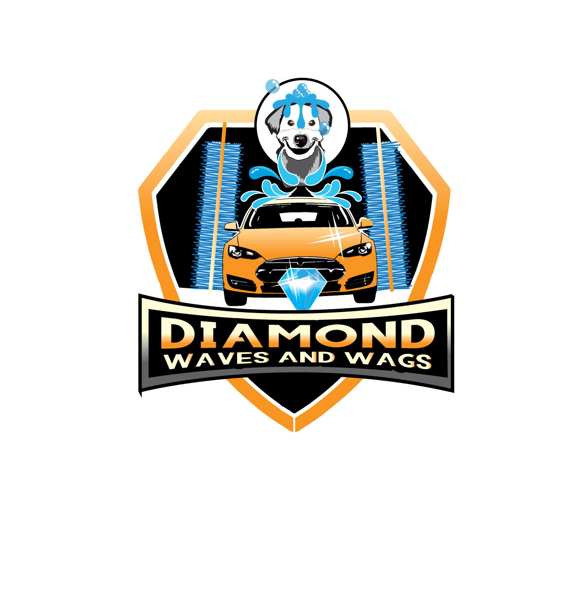 Logo Design by Wonderful design for Diamond Quality Collision | Design #27304399