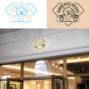Diamond Waves and Wags | Design de Logo par Maxo-Biz