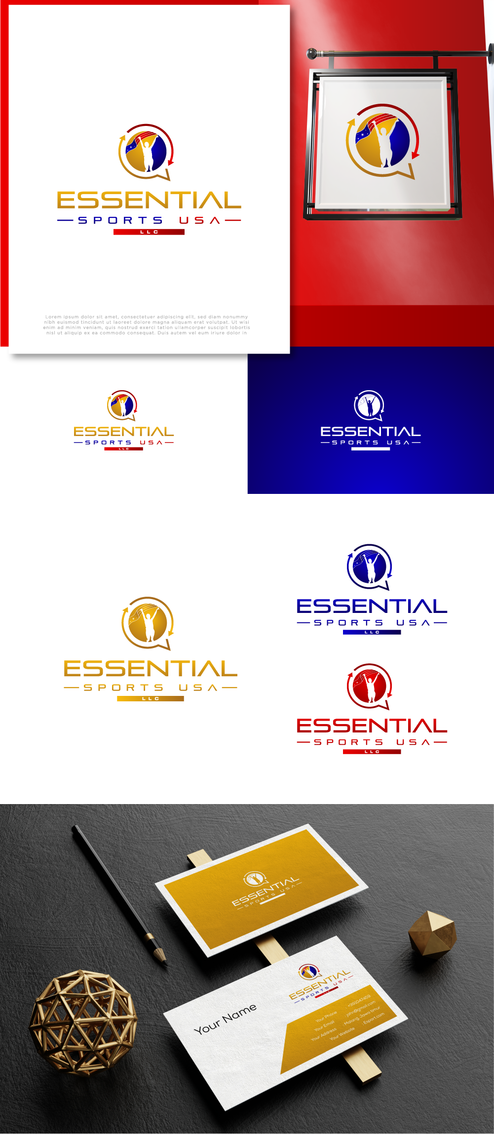 Logo-Design von haszart für Essential Sports USA LLC | Design #27298241