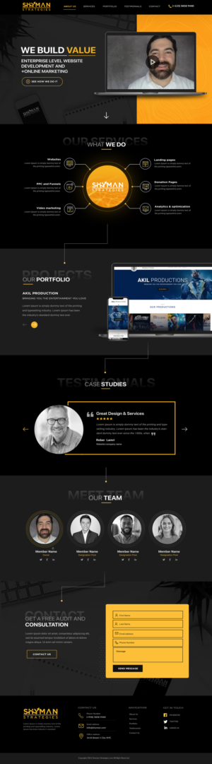 Web Design by Blue Sparrow for this project | Design: #27291963