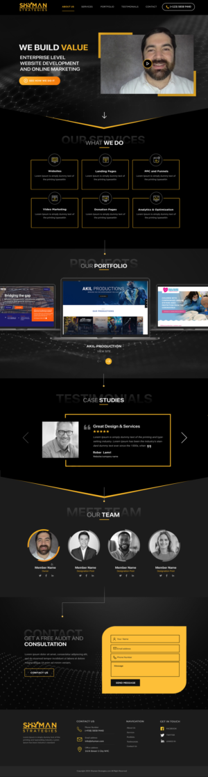 Web Design by Blue Sparrow for this project | Design: #27295581