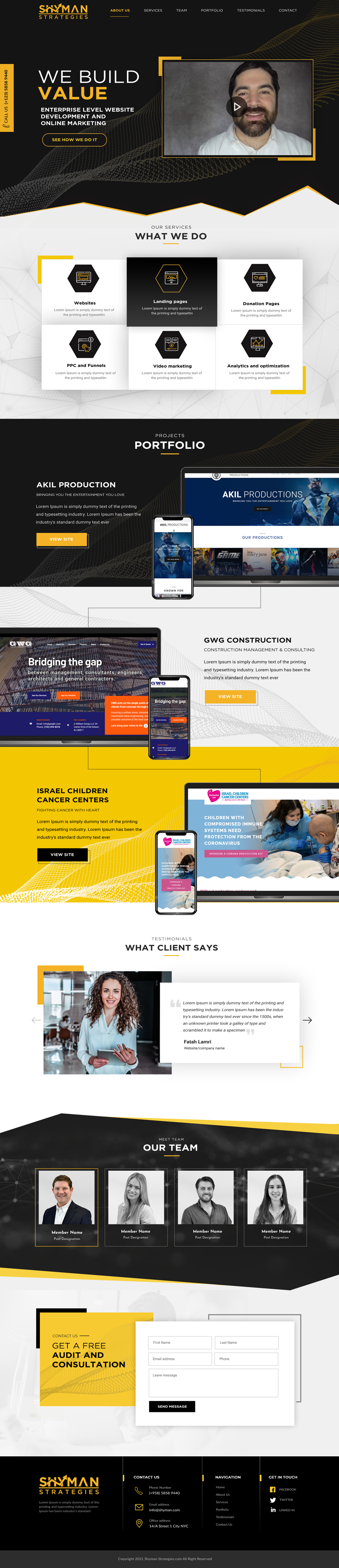 Web Design by Blue Sparrow for this project | Design #27295583
