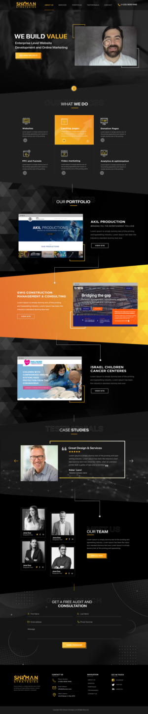 Web Design by Blue Sparrow for this project | Design: #27295585