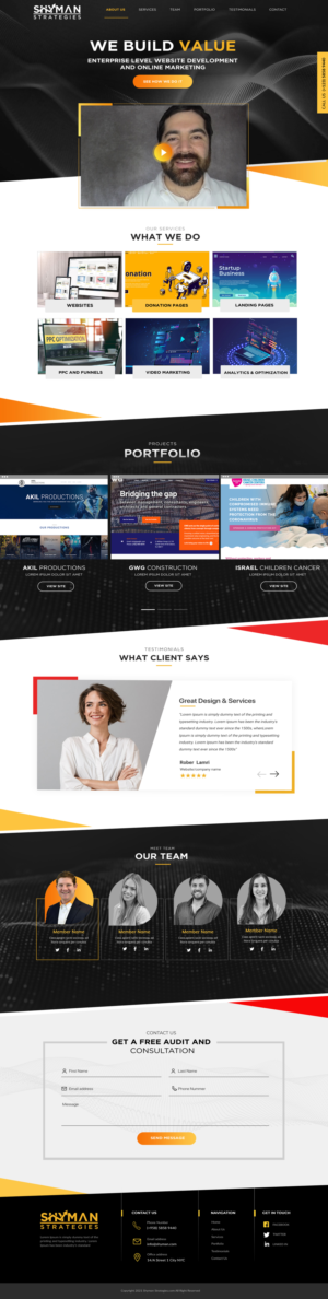 Web Design by Blue Sparrow for this project | Design: #27296447