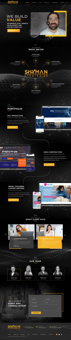 Web Design by Blue Sparrow for this project | Design: #27296757