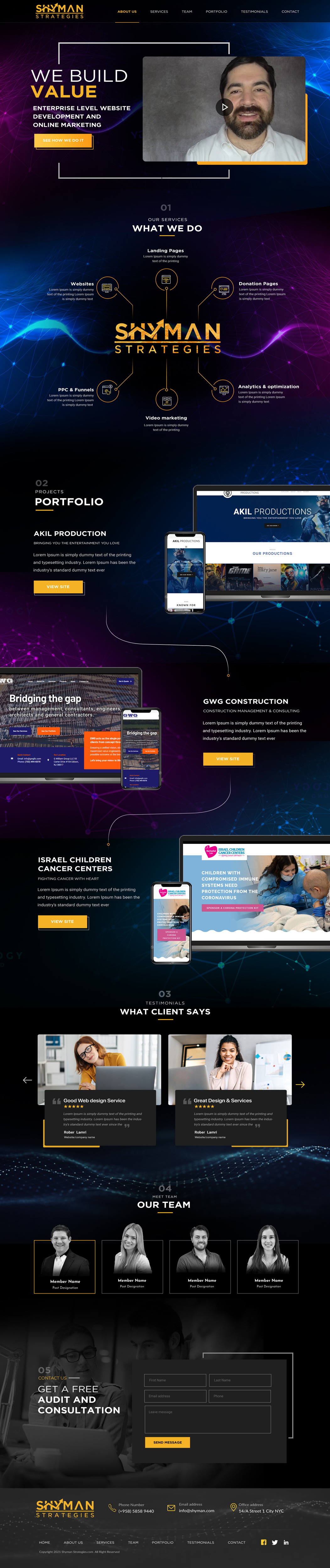 Web Design by Blue Sparrow for this project | Design #27296760