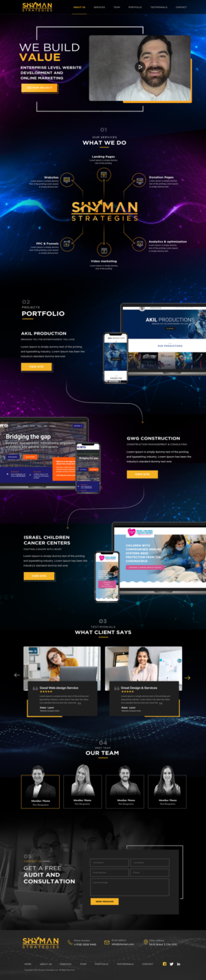 Web Design by Blue Sparrow for this project | Design: #27296760