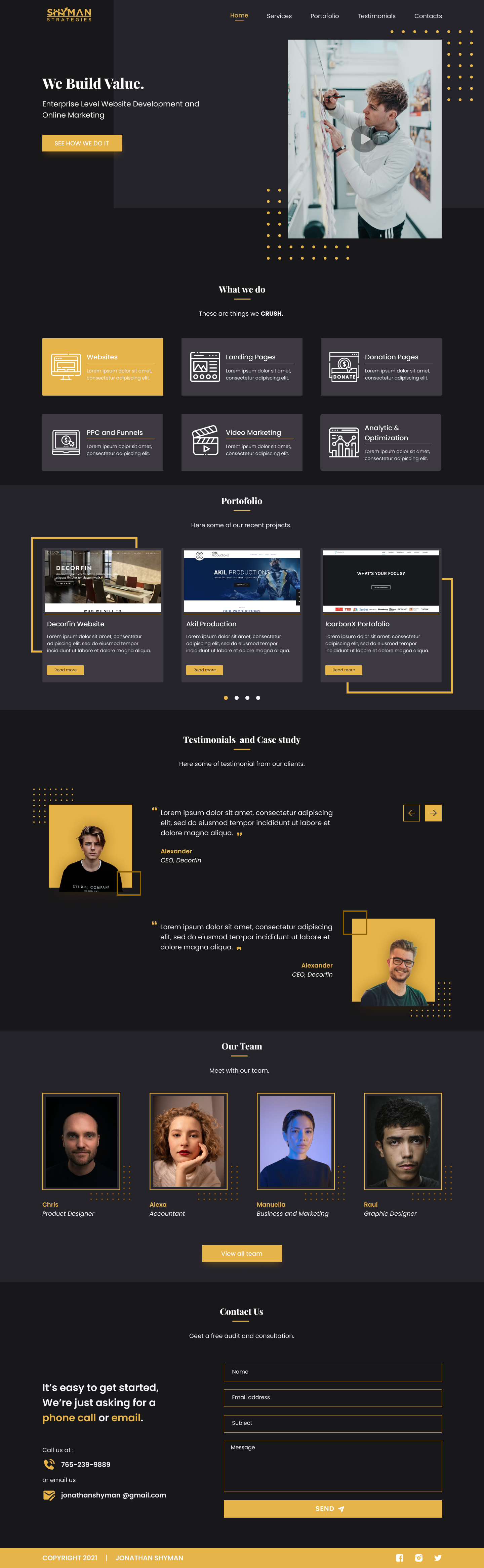 Diseño Web por 16th.supply para este proyecto | Diseño #27319752