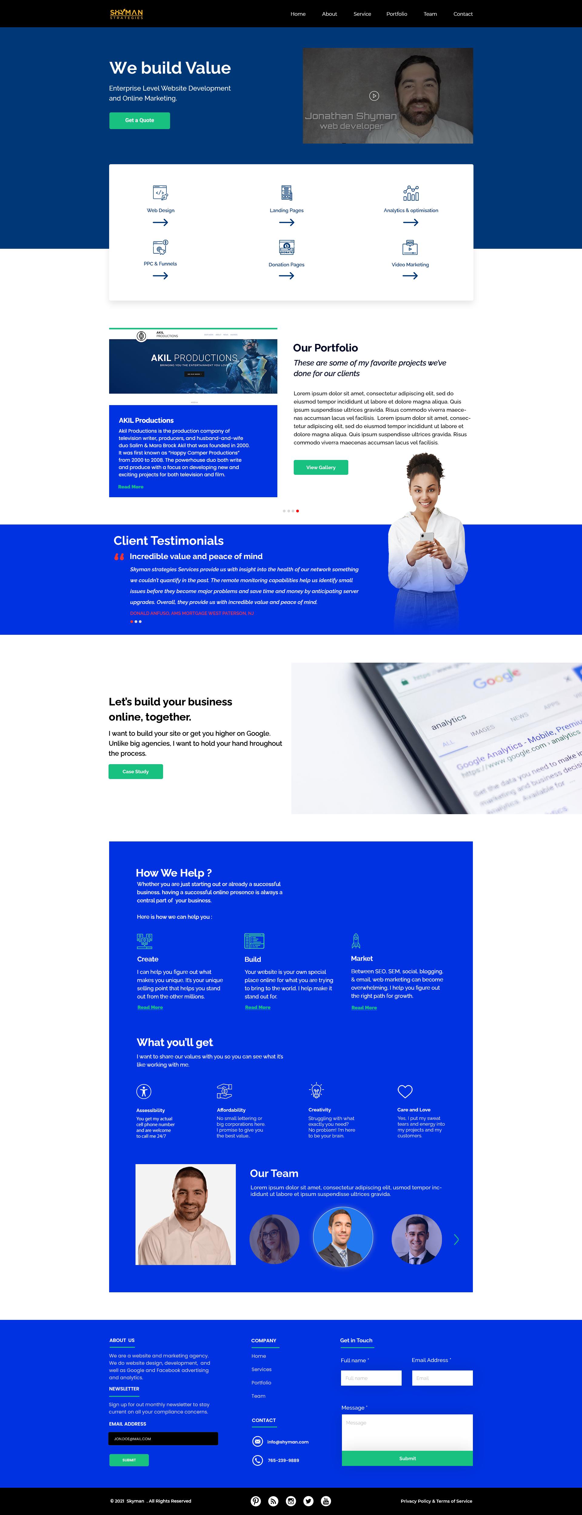 Web Design by Taha Ahmed for this project | Design #27317257