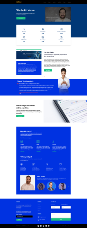 Web Design by Taha Ahmed for this project | Design: #27317257