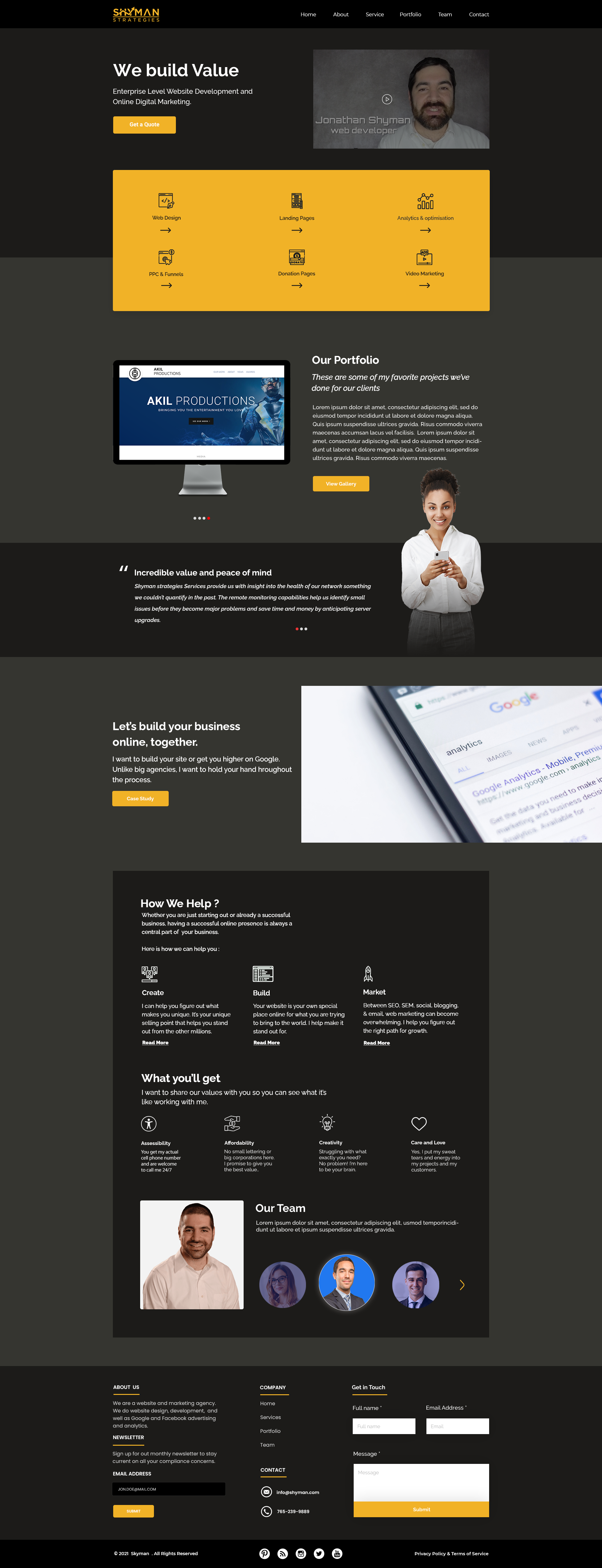 Web Design by Taha Ahmed for this project | Design #27323855