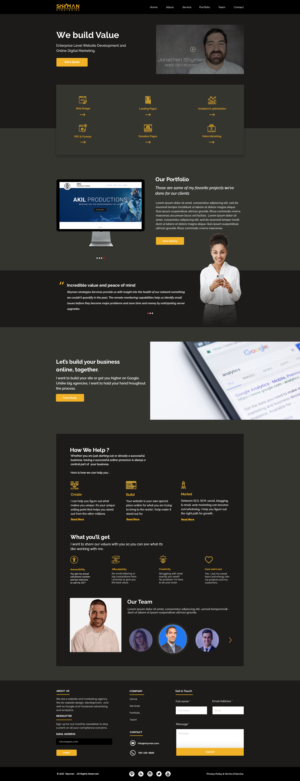 Web Design by Taha Ahmed for this project | Design: #27323940