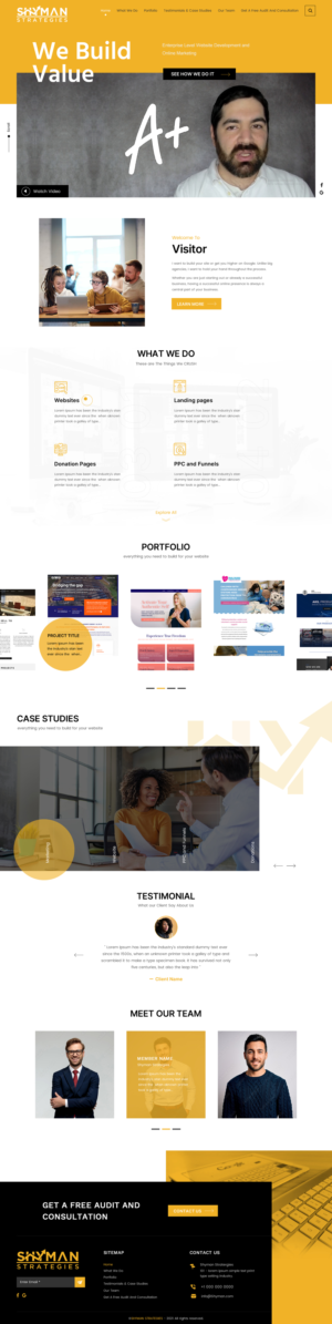 Web Design by rightway for this project | Design: #27296918