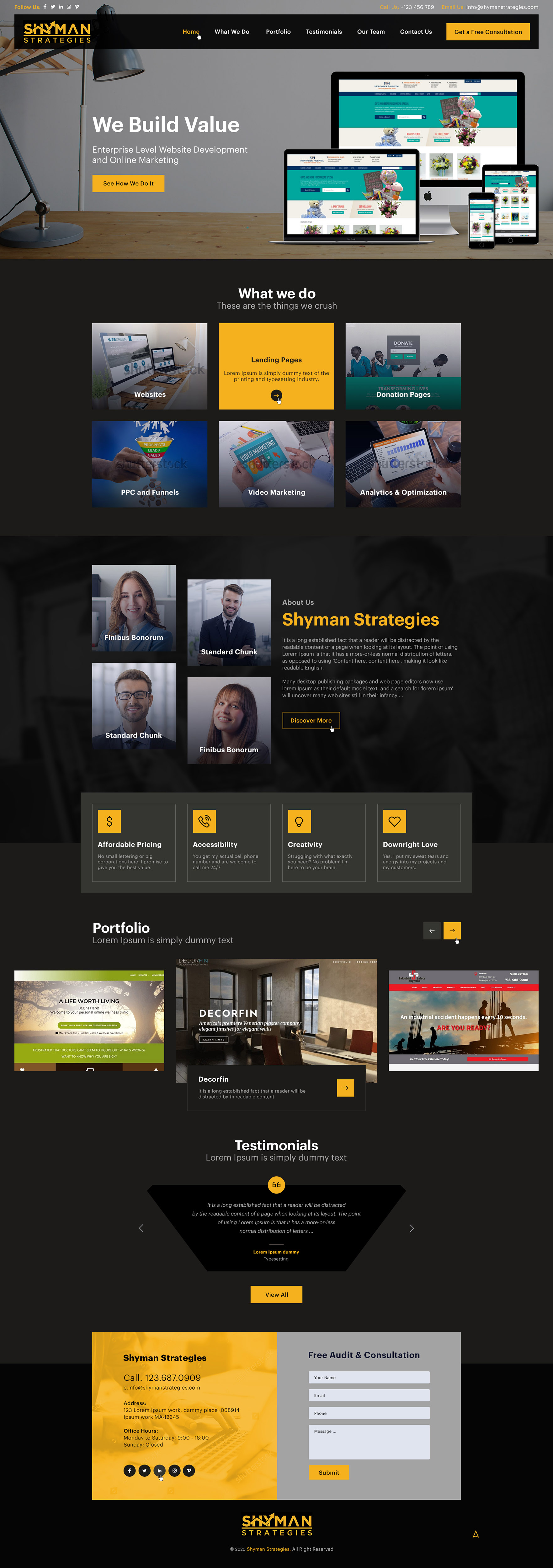 Web Design by Ved Web Services for this project | Design #27293892
