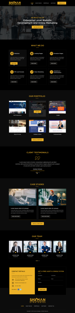 Web Design by Creative Design for this project | Design: #27302806