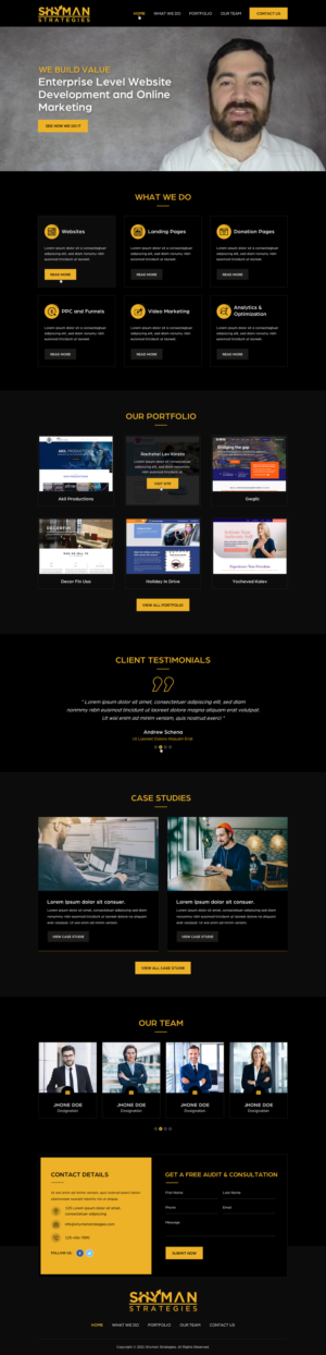 Web Design by Creative Design for this project | Design: #27302807