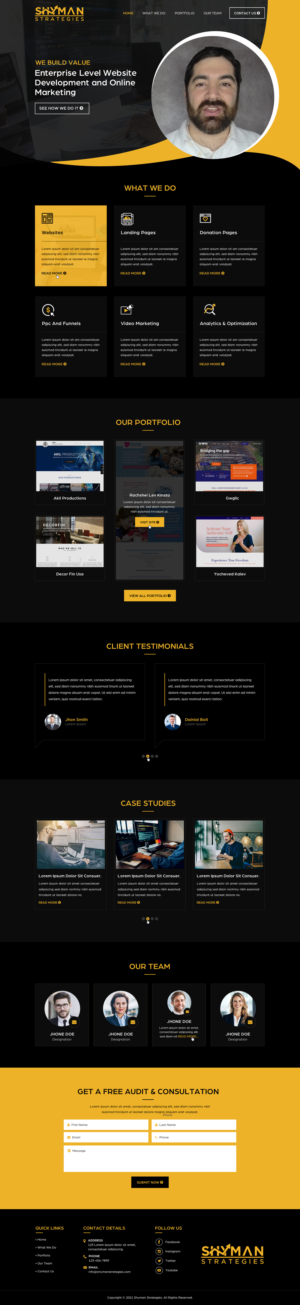 Web Design by Creative Design for this project | Design: #27308397