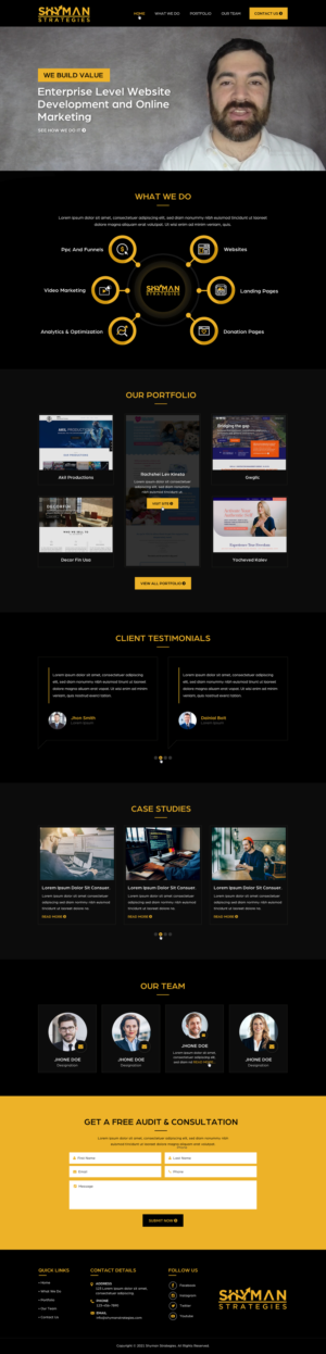 Web Design by Creative Design for this project | Design: #27308398