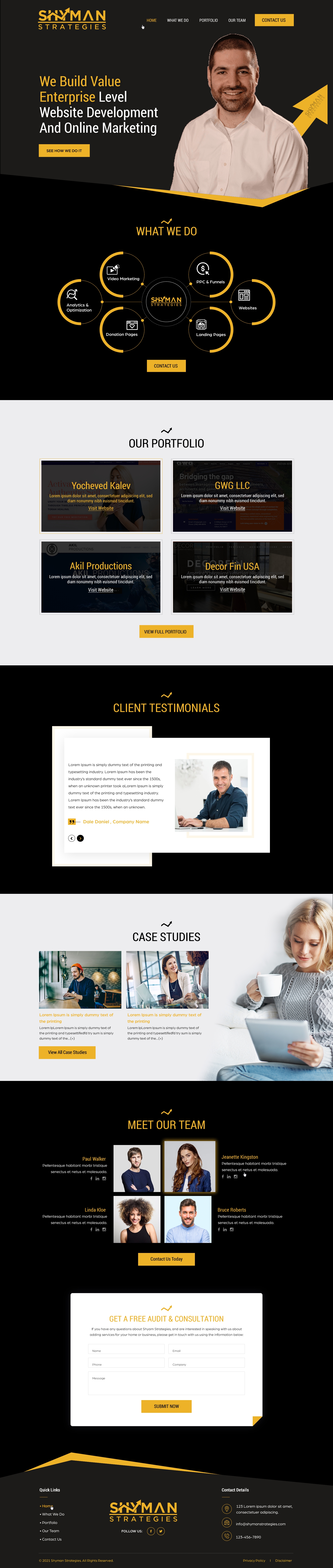 Web Design by Creative Design for this project | Design #27309590