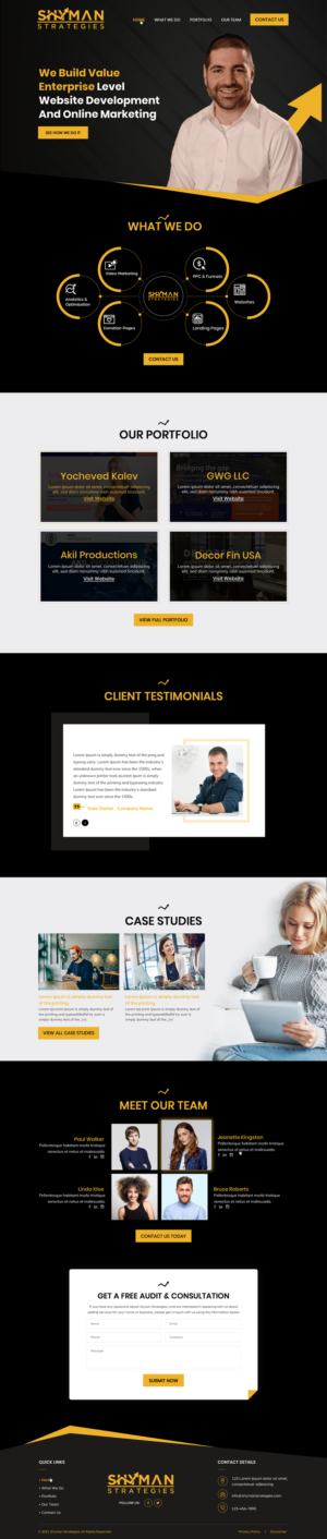 Website for a web design agency | Web-Design von Creative Design