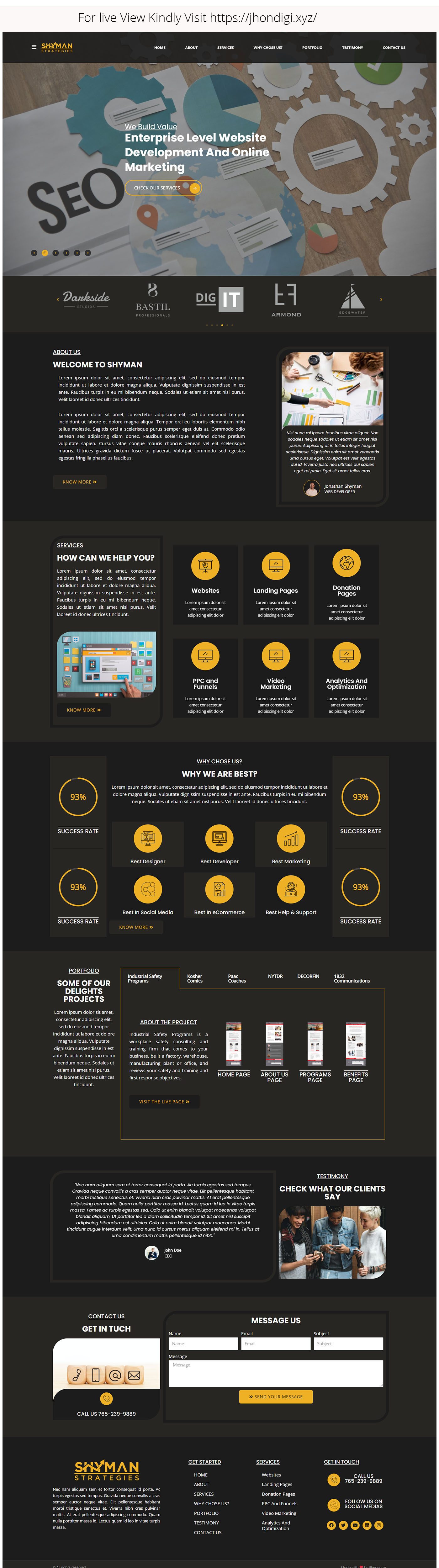 Web Design by JohnDigiTech for this project | Design #27320402