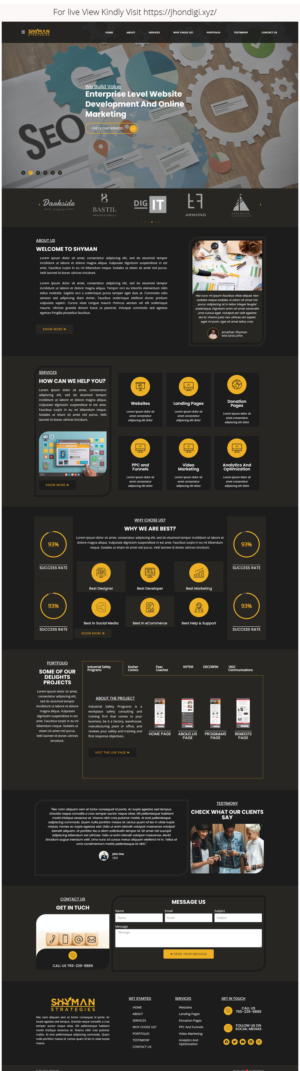 Web Design by JohnDigiTech for this project | Design: #27320402