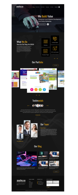 Website for a web design agency | Web-Design von Adeel Rahman