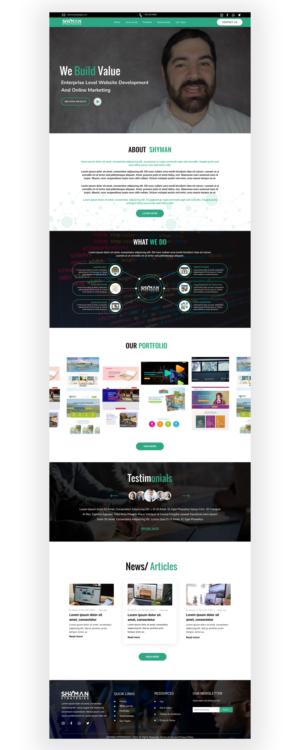 Web Design by Adeel Rahman for this project | Design: #27300864