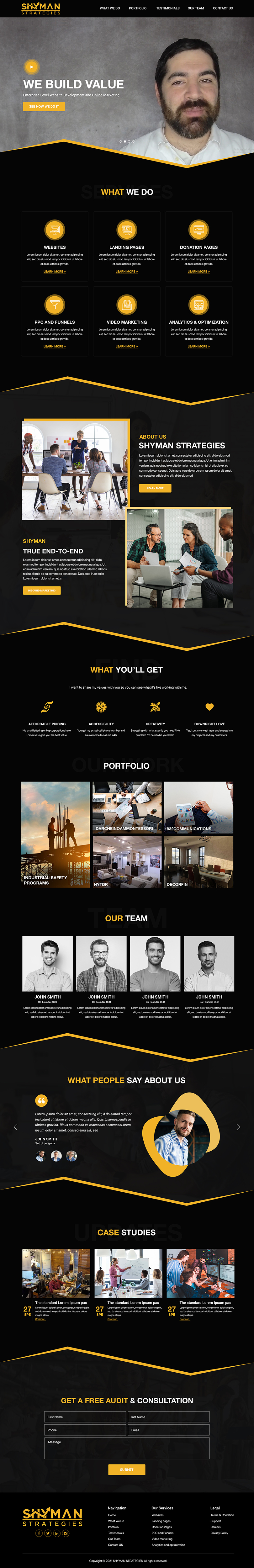 Web Design by Titan Eagle for this project | Design #27297497
