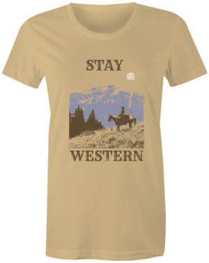 Stay Western-Cowboy and Mountains | T-Shirt-Design von jamesmccue1