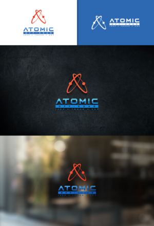 Atomic Off-Road  tag line Jeep - Truck - SUV | Logo Design by Paperfox Designs