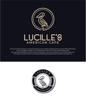 Lucille's American Cafe - And possibly "Foods that Comfort" | Logo-Design von farady
