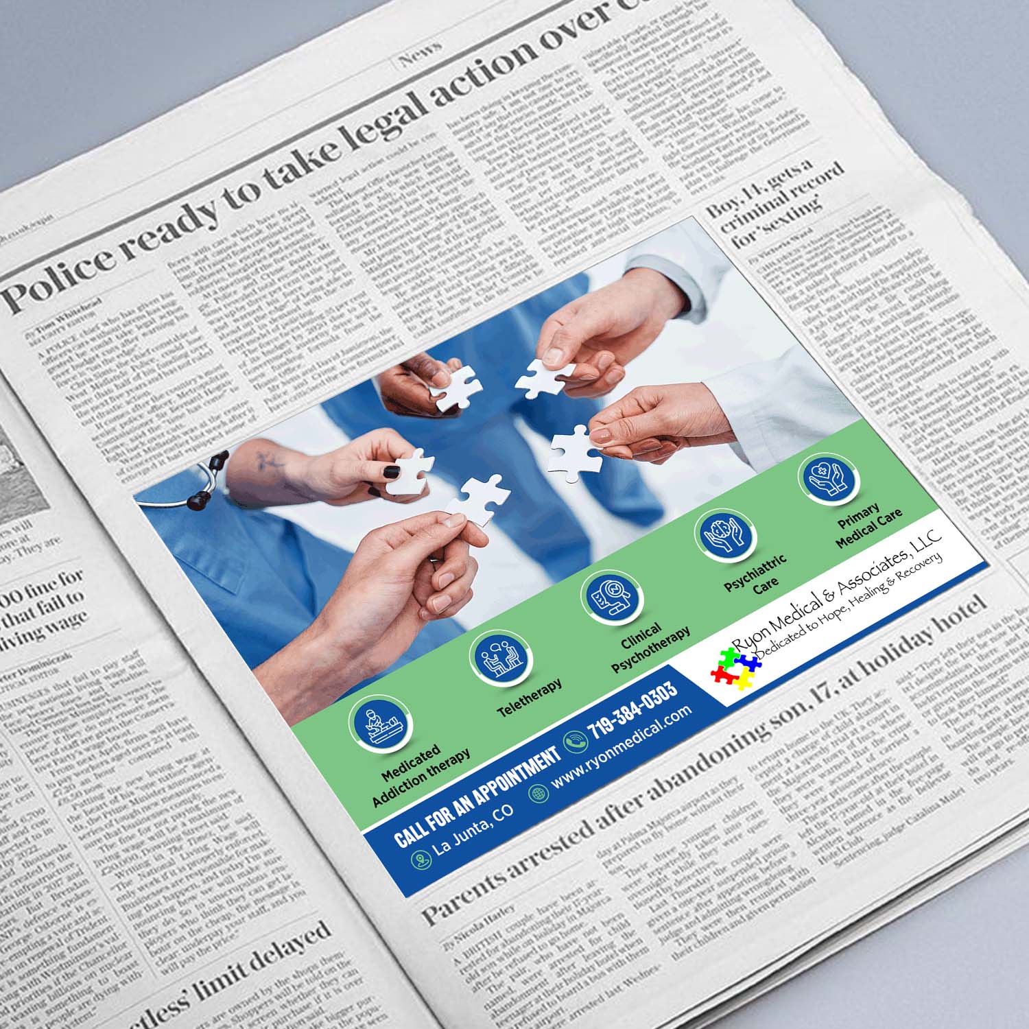 Newspaper Ad Design by GraphicsGuru for this project | Design #27292674