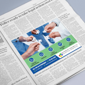 Integrated Health Clinic needs a newspaper ad design | Diseño de Anuncio de Prensa por GraphicsGuru